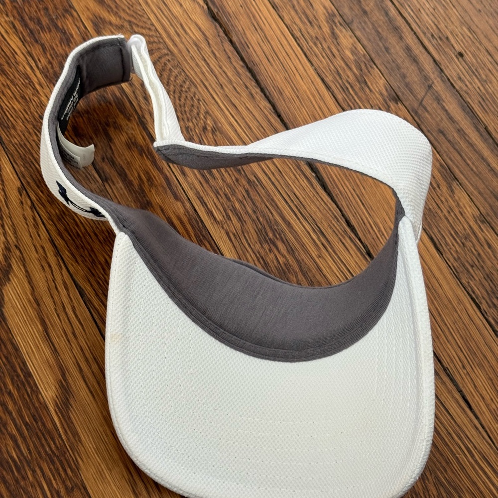 NOTRE DAME Official (UNDER ARMOUR) White Visor with NOTRE DAME Logo - Picture 8 of 8